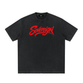 Heavyweight Vintage Washed Frayed T-Shirt | VaultWear