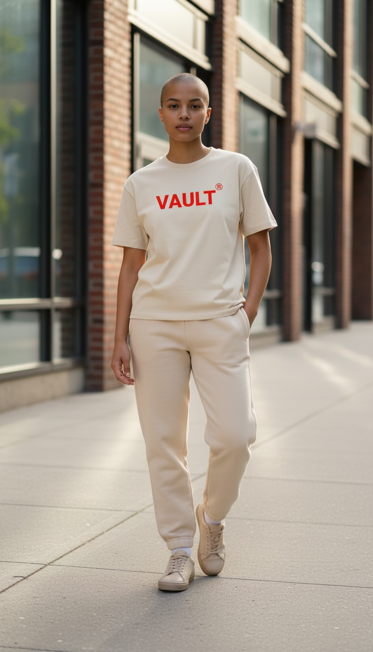 VAULT Boxy Oversized Essential T-Shirt