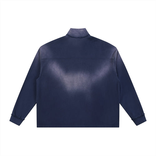 VaultWear sun-faded raw edge quarter-zip sweatshirt front view
Vintage washed quarter-zip sweatshirt back view
Raw edge quarter-zip sweatshirt detail
Oversized heavyweight streetwear sweatshirt
Sun-faded unisex quarter-zip pullover