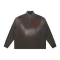 VaultWear sun-faded raw edge quarter-zip sweatshirt front view
Vintage washed quarter-zip sweatshirt back view
Raw edge quarter-zip sweatshirt detail
Oversized heavyweight streetwear sweatshirt
Sun-faded unisex quarter-zip pullover